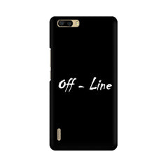 off-Line Wallpaper Mobile Cover For Huawei Honor 6 Plus