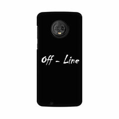 off-Line Wallpaper Mobile Cover For Moto G6