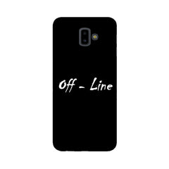 off-Line Wallpaper Mobile Cover For Samsung J6 Plus