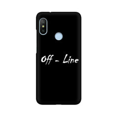 off-Line Wallpaper Mobile Cover For Xiaomi Mi A2 Lite
