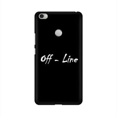 off-Line Wallpaper Mobile Cover For Xiaomi Mi Max