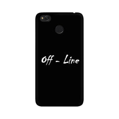 off-Line Wallpaper Mobile Cover For Xiaomi Redmi 4X
