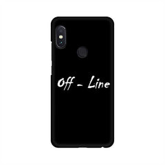 off-Line Wallpaper Mobile Cover For Xiaomi Redmi Note 6 Pro