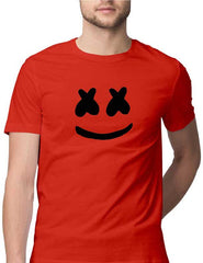 Marshmello Mask Half Sleeve T-Shirt
