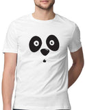 Cute Shocked Panda Half Sleeve T-Shirt