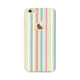 Pastel Lines Mobile Cover For Apple iPhone 6 with Apple Hole