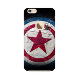 Captain America Mobile Cover For Apple iPhone 6 with Apple Hole