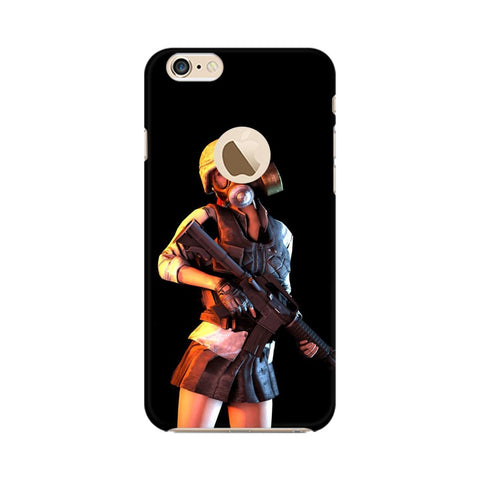 Mask Girl Mobile Cover For Apple iPhone 6 with Apple Hole