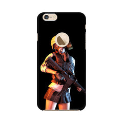Mask Girl Mobile Cover For Apple iPhone 6 with Apple Hole