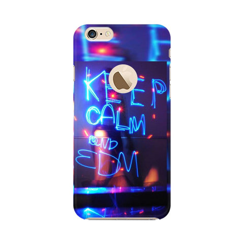 Keep Calm And EDM Mobile Cover For Apple iPhone 6s with Apple Hole