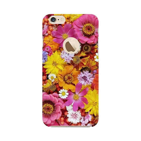 Colorful Flowers Background Mobile Cover For Apple iPhone 6s with Apple Hole