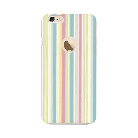 Pastel Lines Mobile Cover For Apple iPhone 6s with Apple Hole