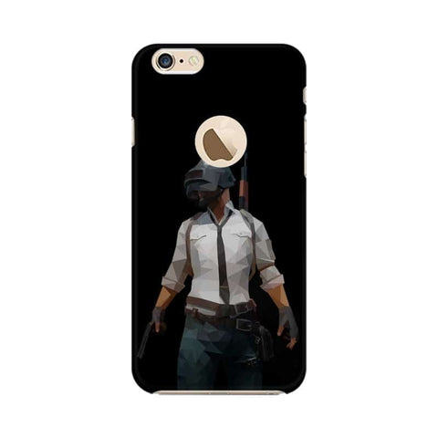 PUBG Printed Mobile Cover For Apple iPhone 6s with Apple Hole