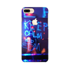 Keep Calm And EDM Mobile Cover For Apple iPhone 7 Plus with Apple Cut