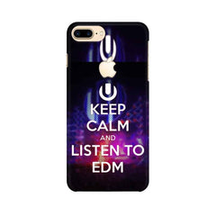 Keep Calm And Listen To EDM Mobile Cover For Apple iPhone 7 Plus with Apple Cut