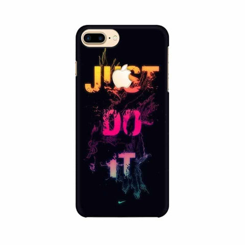 Just Do it Mobile Cover For Apple iPhone 7 Plus with Apple Cut