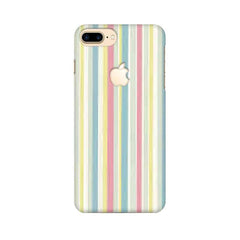 Pastel Lines Mobile Cover For Apple iPhone 7 Plus with Apple Cut