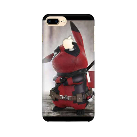 Red Pikachu Mobile Cover For Apple iPhone 7 Plus with Apple Cut