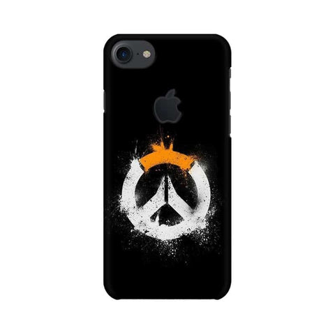 Peace Mobile Cover For Apple iPhone 7 with Apple Cut