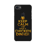 Keep Calm and Carry On Mobile Cover For Apple iPhone 7 with Apple Cut