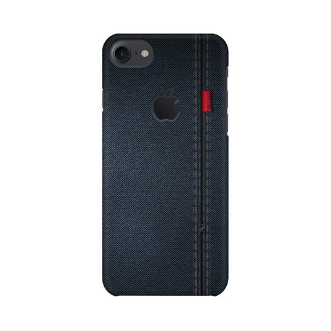 Jeans Mobile Cover For Apple iPhone 7 with Apple Cut