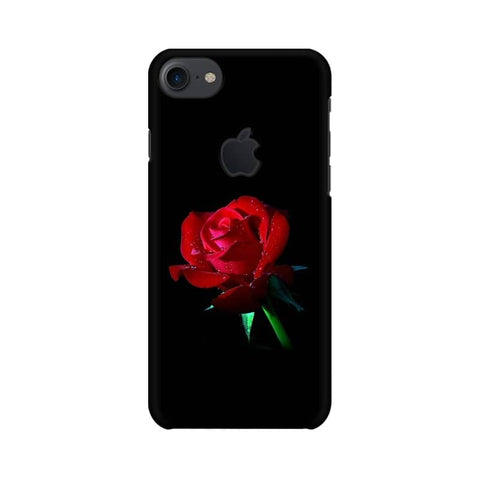 Rose Mobile Cover For Apple iPhone 7 with Apple Cut