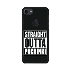 POCHINKI Mobile Cover For Apple iPhone 7 with Apple Cut