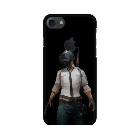PUBG Printed Mobile Cover For Apple iPhone 7 with Apple Cut