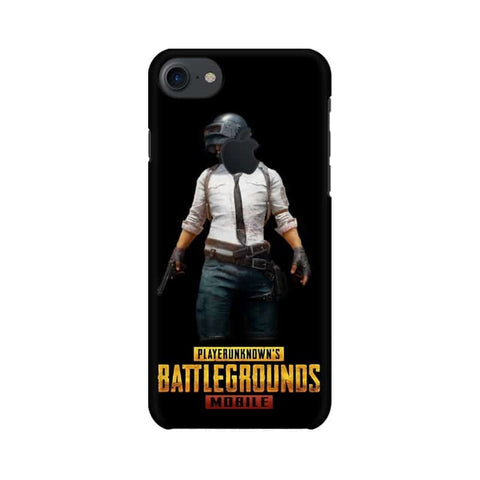 Battle Grounds Soldier Mobile Cover For Apple iPhone 7 with Apple Cut