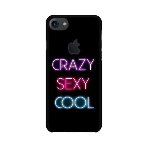 Crazy Sexy Cool Mobile Cover For Apple iPhone 7 with Apple Cut