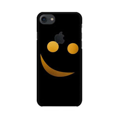 Always Smile Wallpaper Mobile Cover For Apple iPhone 7 with Apple Cut