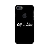 off-Line Wallpaper Mobile Cover For Apple iPhone 7 with Apple Cut