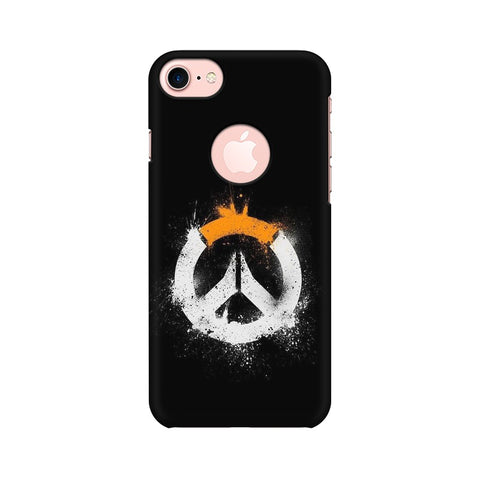 Peace Mobile Cover For Apple iPhone 7 with Round Cut