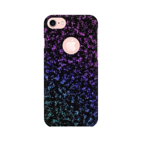 Smoke Wallpaper Mobile Cover For Apple iPhone 7 with Round Cut