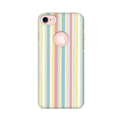 Pastel Lines Mobile Cover For Apple iPhone 7 with Round Cut