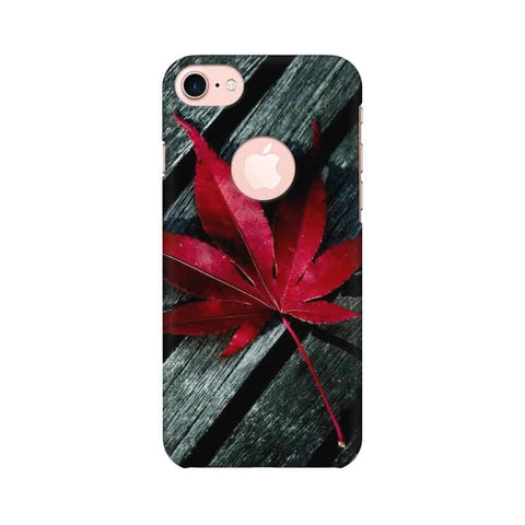 Leaves Wallpapers Mobile Cover For Apple iPhone 7 with Round Cut