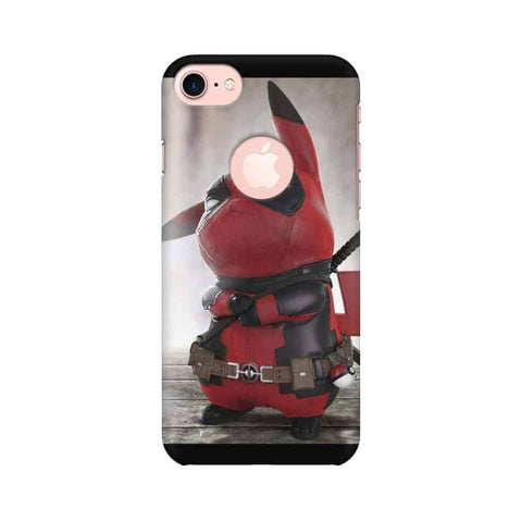 Red Pikachu Mobile Cover For Apple iPhone 7 with Round Cut