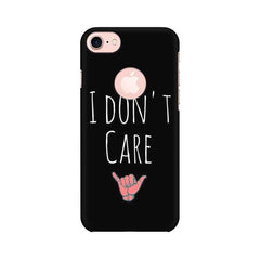 I Don't Care Mobile Cover For Apple iPhone 7 with Round Cut