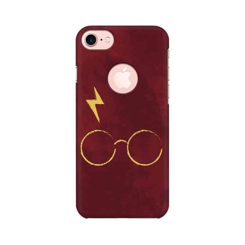 Symbols of Harry Potter Mobile Cover For Apple iPhone 7 with Round Cut