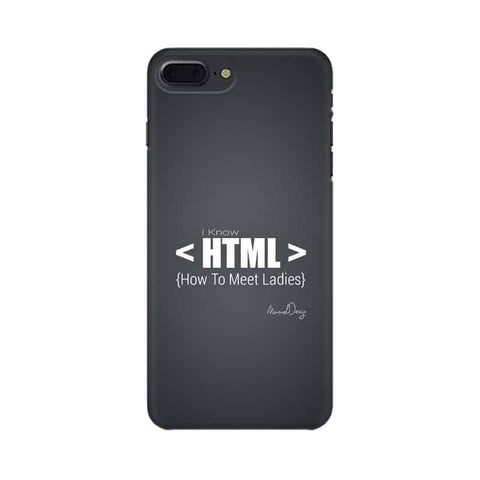 HTML Mobile Cover For Apple iPhone 8 Plus