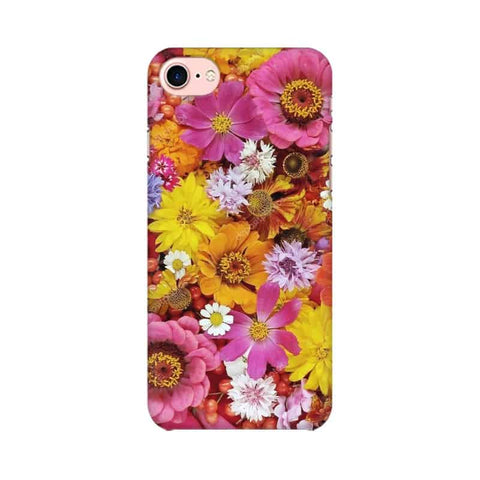 Colorful Flowers Background Mobile Cover For Apple iPhone 8