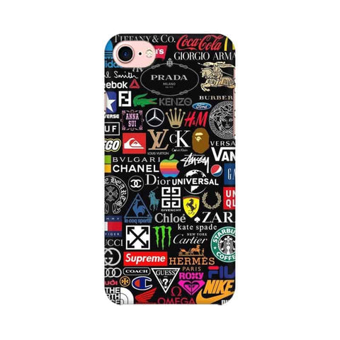 Brands Logo's Mobile Cover For Apple iPhone 8