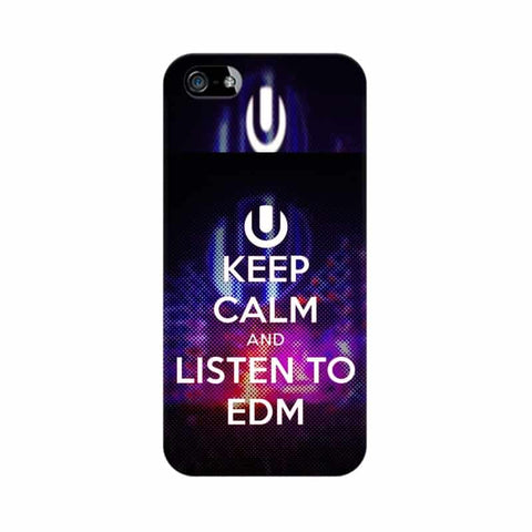 Keep Calm And Listen To EDM Mobile Cover For Apple iPhone SE