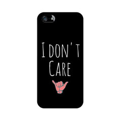 I Don't Care Mobile Cover For Apple iPhone SE