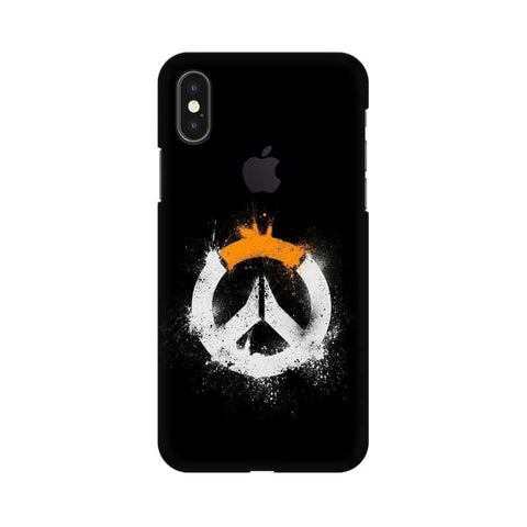 Peace Mobile Cover For Apple iPhone X With Hole