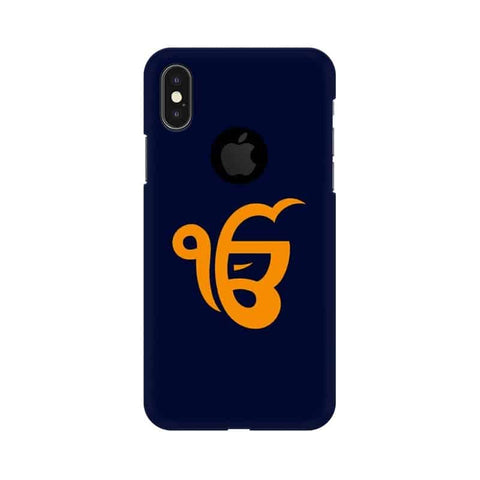 Ek Onkar Mobile Cover For Apple iPhone X With Hole