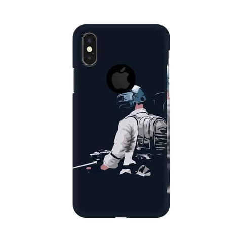 Graphic Soldier Mobile Cover For Apple iPhone X With Hole