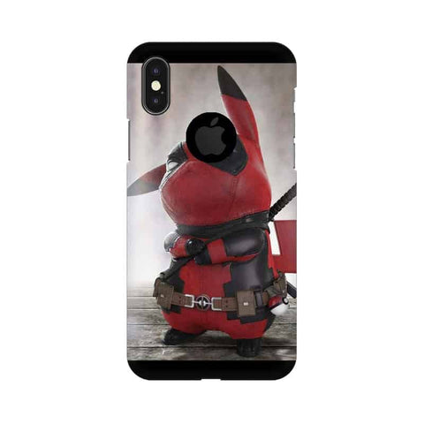 Red Pikachu Mobile Cover For Apple iPhone X With Hole