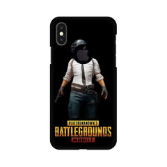 Battle Grounds Soldier Mobile Cover For Apple iPhone X With Hole