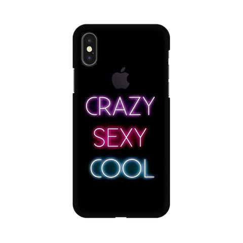 Crazy Sexy Cool Mobile Cover For Apple iPhone X With Hole